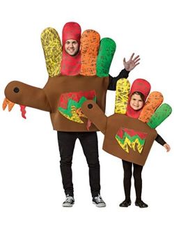 Thanksgiving Turkey Hands Adult and Child Dress Up Holiday Costume Set