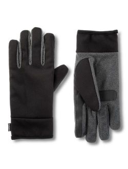 Lined Water Repellent Stretch Tech Fleece Gloves