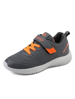 Boys Girls Tennis Running Shoes Lightweight Breathable Athletic Sports Sneakers