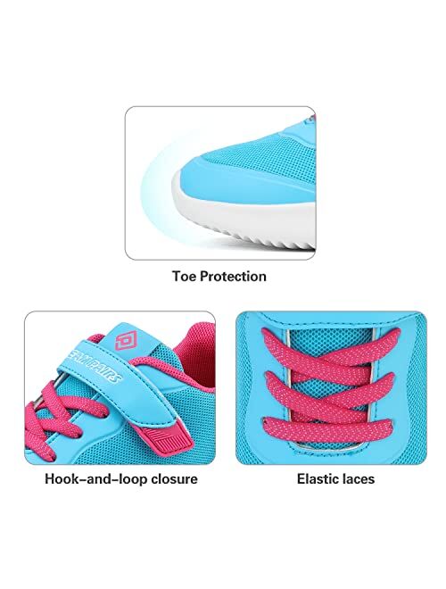 DREAM PAIRS Boys Girls Tennis Running Shoes Lightweight Breathable Athletic Sports Sneakers