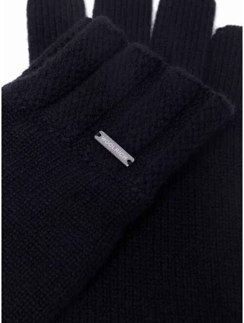 knitted cashmere gloves