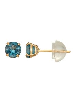 Kids' Junior Jewels 14k Gold Gemstone Stud Earrings