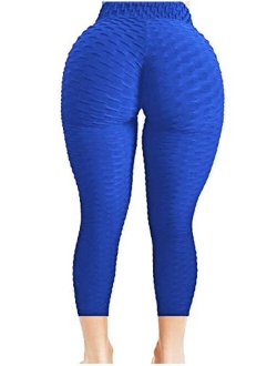 Women's High Waist Yoga Pants Tummy Control Slimming Booty Leggings Workout Running Butt Lift Tights