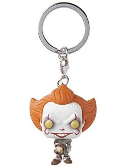 Pop! Keychains: It 2 - Pennywise with Beaver Hat, Multicolor