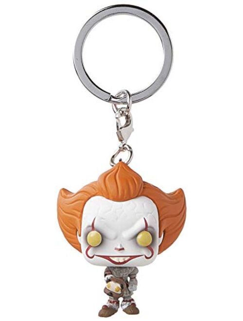Funko Pop! Keychains: It 2 - Pennywise with Beaver Hat, Multicolor