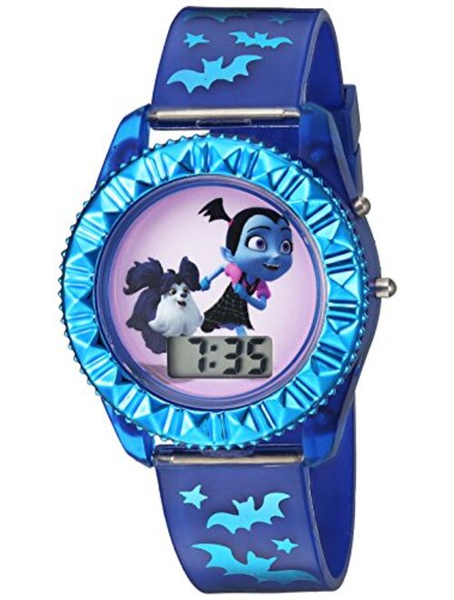 Disney Kids' VMP4004 Digital Display Quartz Blue Watch