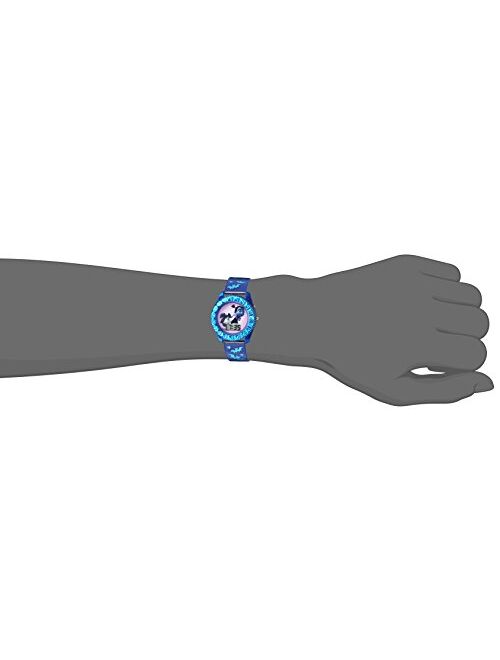 Disney Kids' VMP4004 Digital Display Quartz Blue Watch