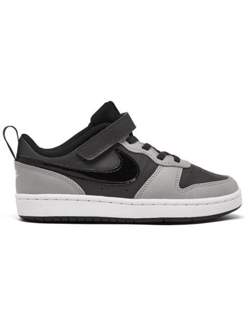 Nike Little Boys Court Borough Low 2 Stay-Put Closure Casual Sneakers from Finish Line