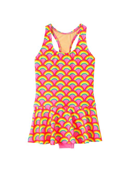 Girls 7-12 Lands' End Skirted One-Piece Swimsuit in Slim