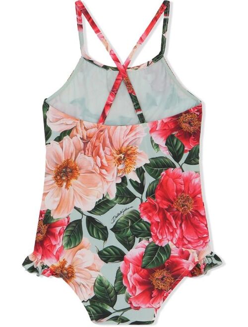 Dolce & Gabbana floral-print swimsuit