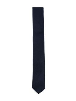 BOSS Kidswear woven logo silk-blend tie