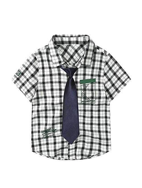 Ties for Kids Boys Necktie Adjustable - Woven Little Boys Pre-tied for Kids Formal Wedding Graduation School Uniforms