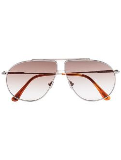 Riley aviator-frame sunglasses