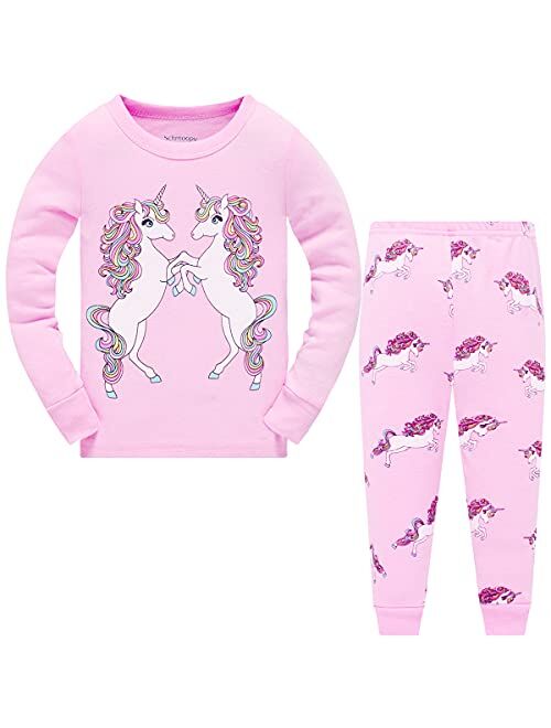 Schmoopy Girls Unicorn Pajamas Size 2-12