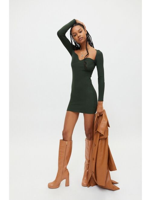 Urban outfitters UO Elsa Long Sleeve Sweater Dress