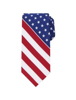 Men's Bespoke Large Waving Flag Tie
