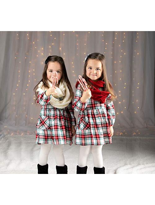 Funky Junque Exclusives Infinity Scarf Girls Knit Winter Kids Circle Neck Warmer