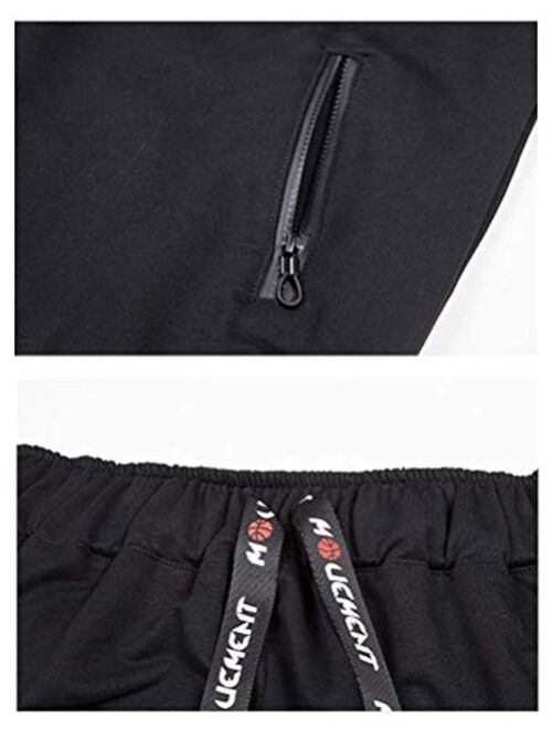 PASOK Men's Casual Tracksuit Set Long Sleeve Full-Zip Running Jogging Athletic Sweat Suits