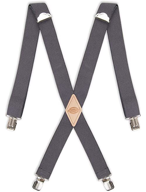 Dickies 1-1/4 Solid Straight Clip Suspender