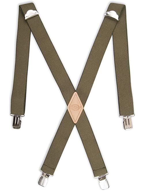Dickies 1-1/4 Solid Straight Clip Suspender