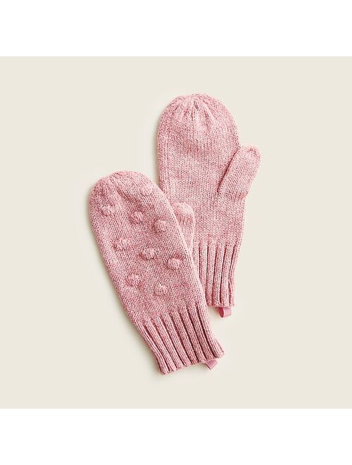 J.Crew Girls' knit mittens with baubles