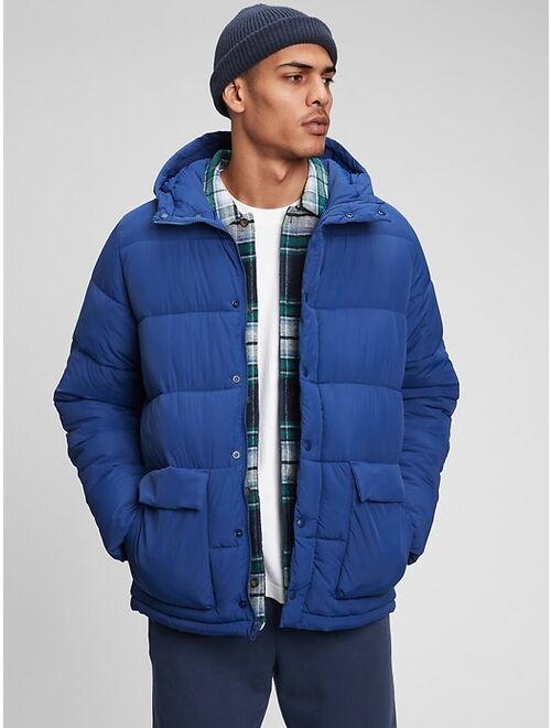 GAP 100% Recycled Nylon Puffer Thanks giving Jacket