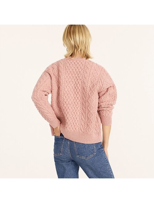 Limited-edition DEMYLEE New York™ X Thanksgiving  J.Crew cable-knit cardigan sweater For Women