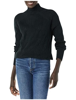 Women's Soft Touch Funnel Neck Cable Sweater