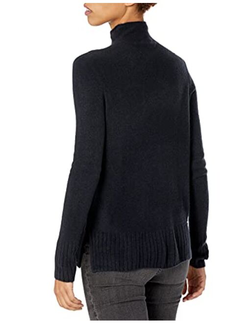 Goodthreads Women's Mid-Gauge Stretch Funnel Neck Sweater