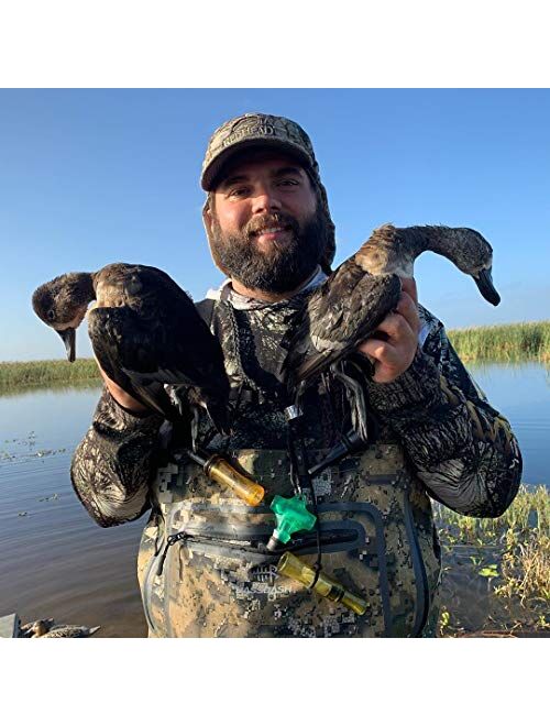 BASSDASH Breathable Ultra Lightweight Veil Camo Chest Stocking Foot Fishing Hunting Waders for Men