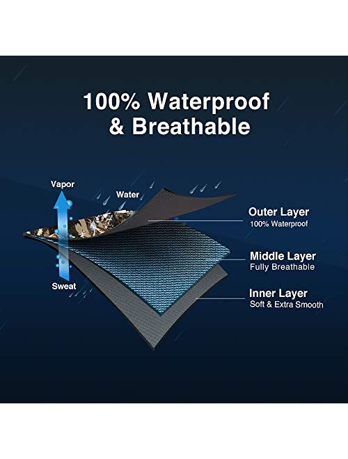 TIDEWE Breathable Insulated Chest Wader with Boot Hanger, 1600G Insulation Waterproof Hunting Wader with Steel Shank Boots, 200 Insulated Liner Realtree Max 5 & Mossy Oak