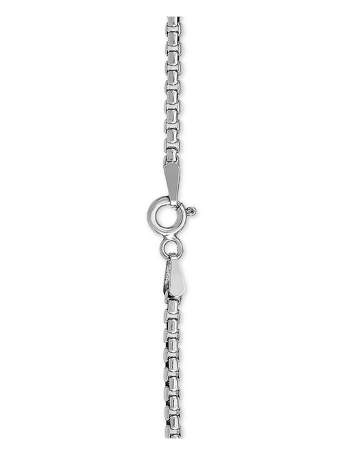 Giani Bernini Rounded Box Link 18" Chain Necklace in Sterling Silver or 18k Gold-Plated Over Sterling Silver