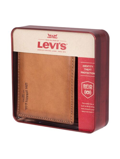 Men's Levi's® RFID-Blocking Extra-Capacity Slimfold Wallet