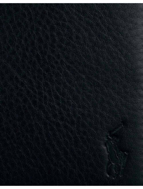 Polo Ralph Lauren leather billfold wallet in black