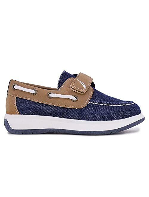 Nautica Kids Boys Loafers Casual One Strap Boat Shoes - (Toddler/Little Kid)