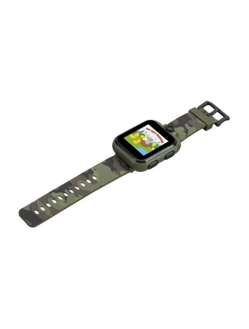 iTouch Kid's Playzoom 2 Olive Camouflage Print Tpu Strap Smart Watch 41mm