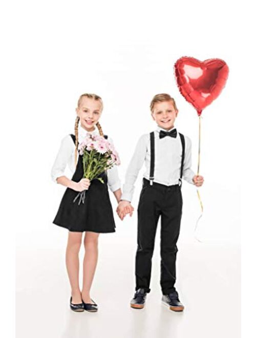 1 Inch Durable Suspenders for 5M-10Y Kids Boys Girls