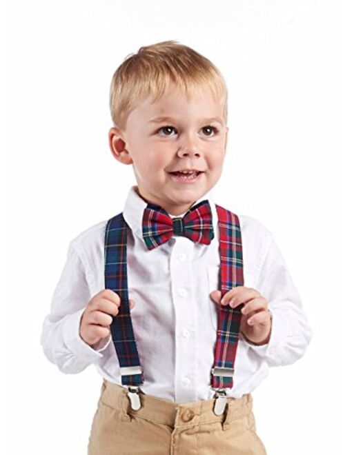 Mud Pie Baby-Boys Bow Tie & Suspender Set
