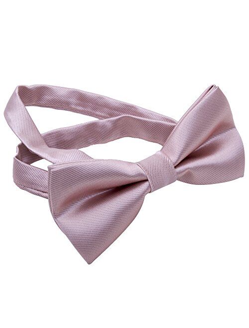 Kids Boys Silk Bow Ties - Adjustable Bowtie for Baby Toddler Gifts