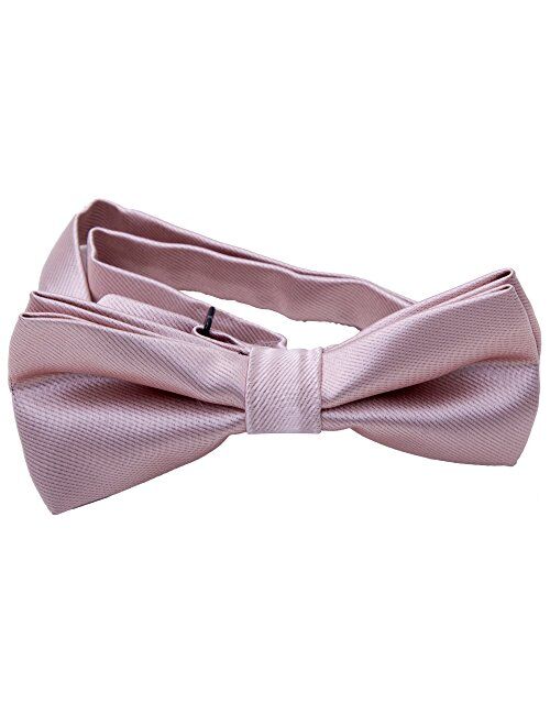 Kids Boys Silk Bow Ties - Adjustable Bowtie for Baby Toddler Gifts