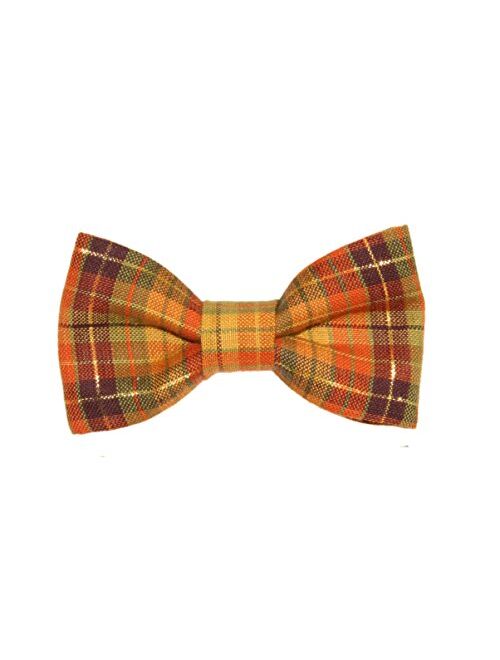 Toddler Boy 4T 5T Autumn/Fall Plaid Clip On Cotton Bow Tie