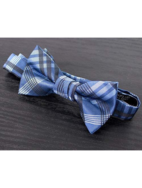 Spring Notion Boy's Plaid Woven Bow Tie