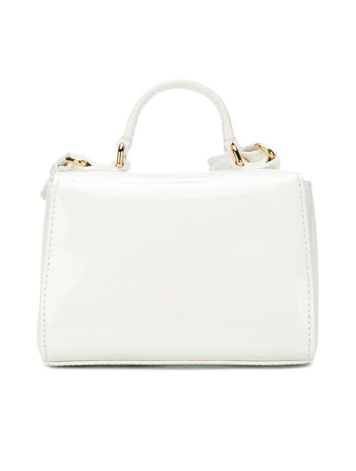 Dolce & Gabbana Kids patent leather top-handle bag
