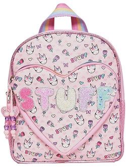 Miss Gwen’s OMG Accessories Stuff Bubble Micro Print Heart Pocket Mini Backpack