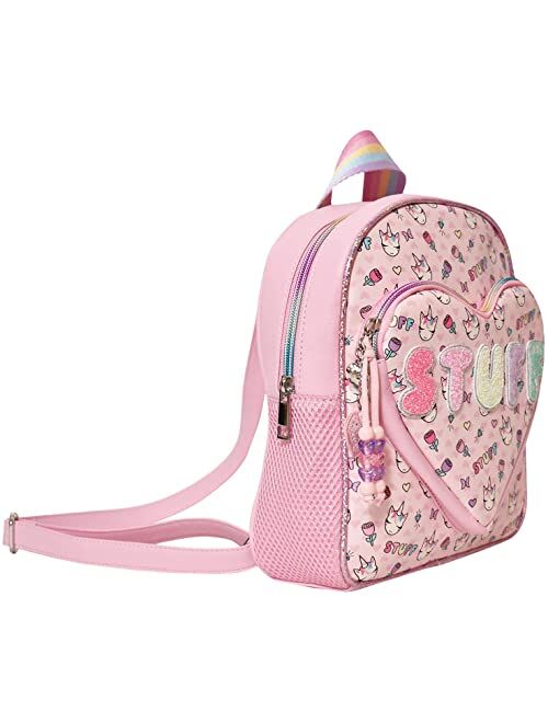 Miss Gwen’s OMG Accessories Stuff Bubble Micro Print Heart Pocket Mini Backpack