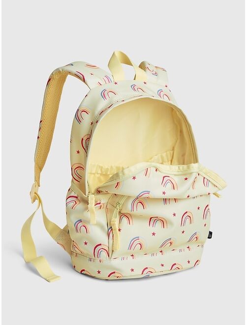 GAP Kids Recycled Rainbow Graphic Junior Backpack