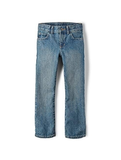 Boys' Basic Bootcut Jeans