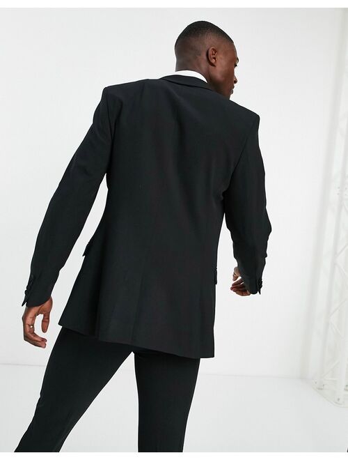 Asos Design super skinny tuxedo in black suit jacket