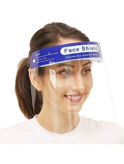 Face Shield Safety Reusable 4 PCS【Updated Version】Anti-Fog Face Shield for Men and Women