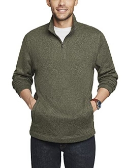 Men's Flex Long Sleeve 1/4 Zip Soft Sweater Fleece